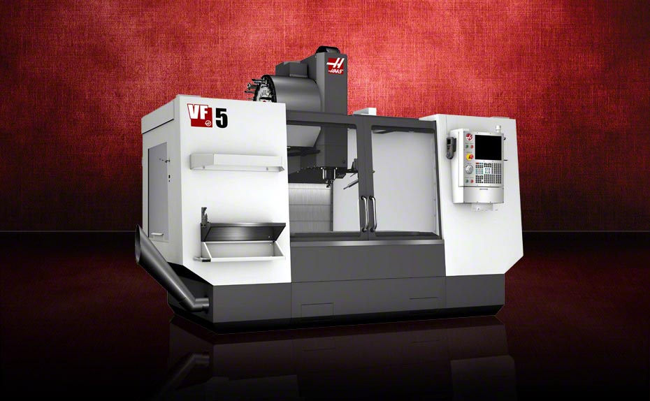 Haas VF5 machine