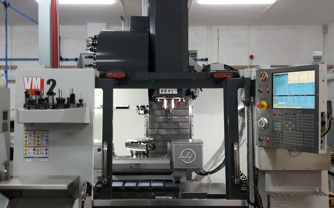 OUR SECOND NEW HAAS 5-AXIS MACHINE HAS ARRIVED !